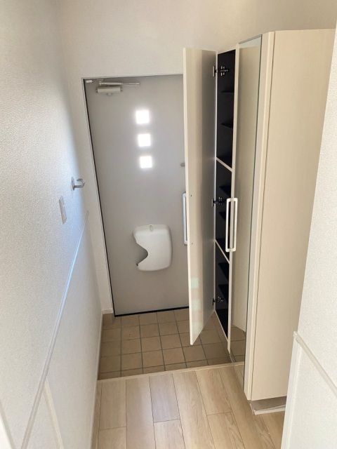 玄関　シューズボックス付き玄関です