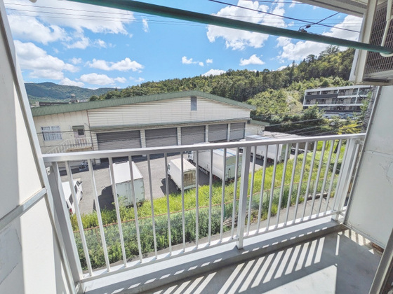 バルコニー　※別部屋の写真です
