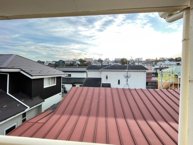 眺望　住宅街が広がっています