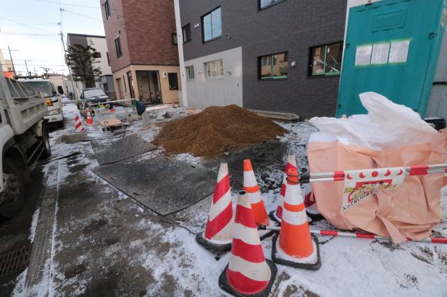 駐車場　建築時♪