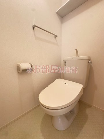トイレ　ゆったりとした空間のトイレです