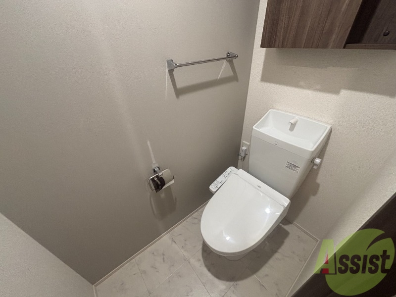 トイレ　ウォシュレット付きのトイレです。個人的にこれは外せません