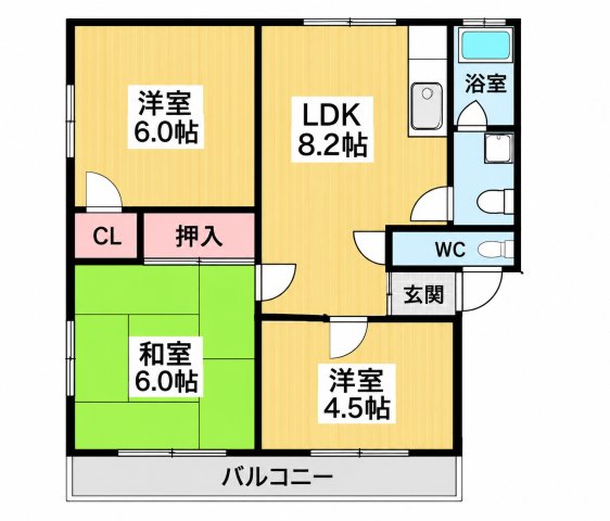 ドリームハウスHARAの間取り写真
