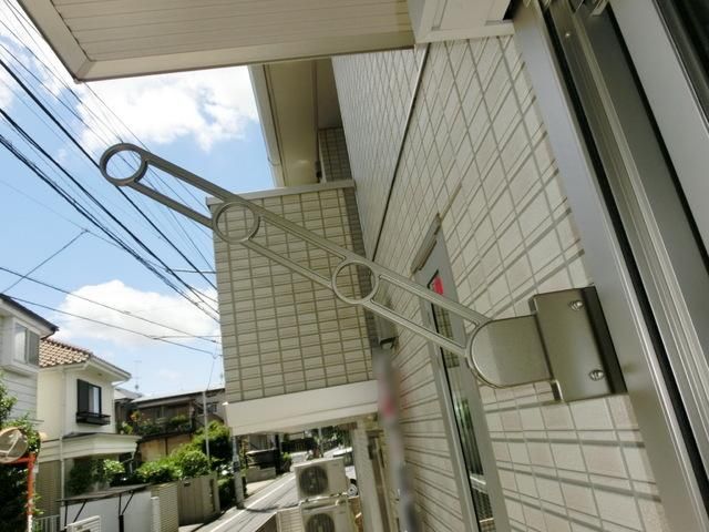 バルコニー　★物干し竿も掛けられます★