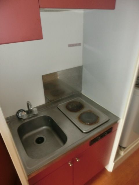 キッチン　お料理がはかどる2口電気ヒーターです