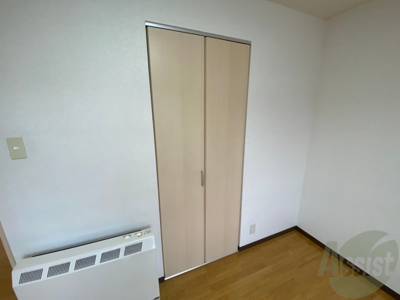 収納　洋室にあった収納。荷物がたくさんあっても大丈夫。