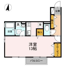 ＪＲ宇野線 備前西市駅 徒歩10分 2階建 築22年の間取り写真