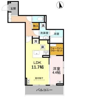 RESIDENCE KAZE 楓の間取り写真