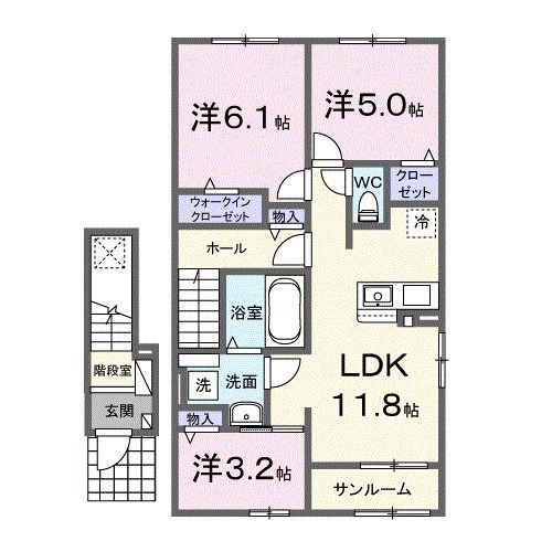 ヒカルサ金沢畝田東IIの間取り写真
