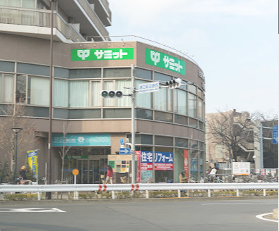 スーパー　駅直結型サミット（スーパー）まで425m