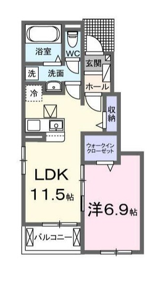 サンネリネの間取り写真