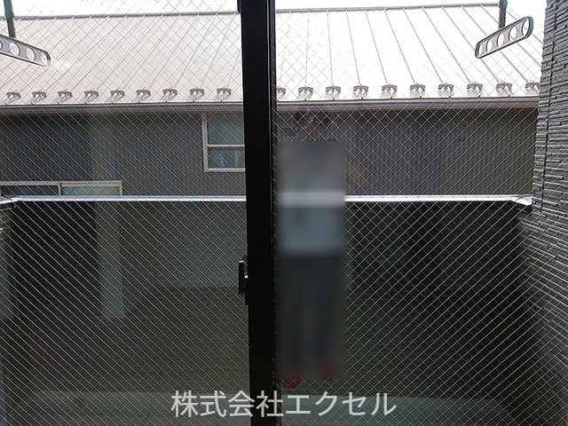 バルコニー　南西向きで日当たり良好です。