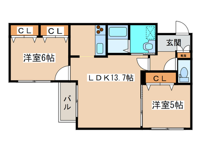 Foris・De Kikusuiの間取り写真