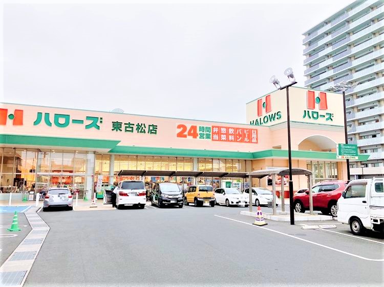 スーパー　ハローズ東古松店（スーパー）まで792m