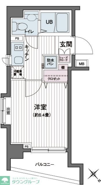 エコロジー都立大学レジデンスの間取り写真
