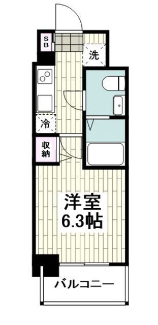 SHOKEN Residence阪東橋の間取り写真