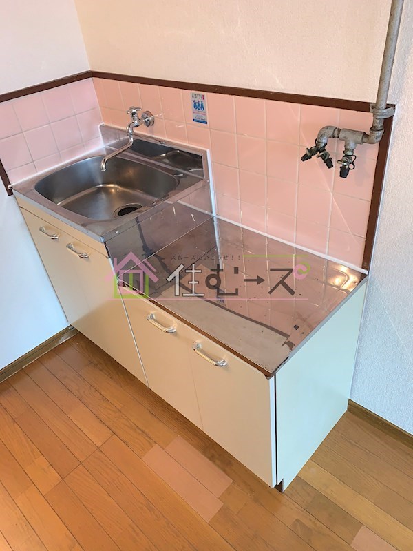 光マンションのキッチン写真
