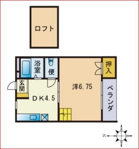 フルール松田の間取り写真