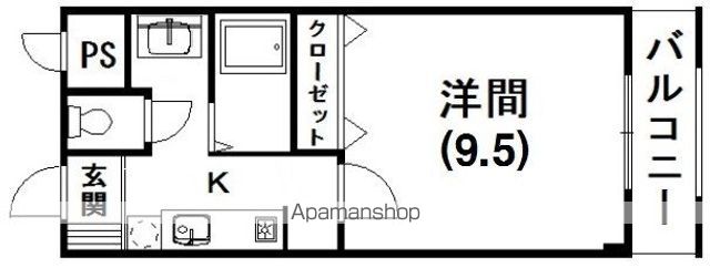 ＪＲ東海道本線 浜松駅 徒歩12分 6階建 築39年の間取り写真