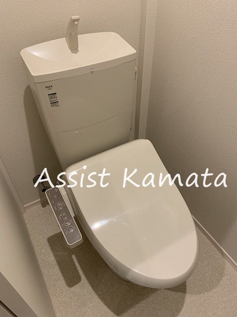 東急池上線 荏原中延駅 徒歩3分 4階建 築6年のトイレ写真