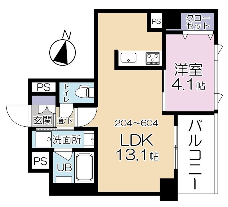 コンフォートスクエア川崎の間取り写真