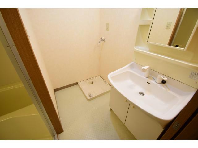 洗面設備　他号室の写真になります。
