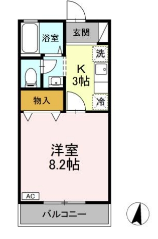 グリーンヒル三鷹の間取り写真
