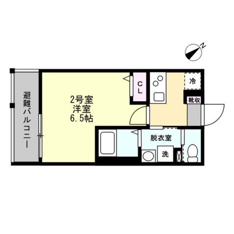 ベイルームプロスパー海老名の間取り写真