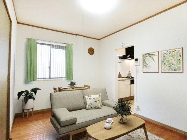 居室・リビング　同建物別号室参考写真　※写真はイメージです。家具や備品は付き