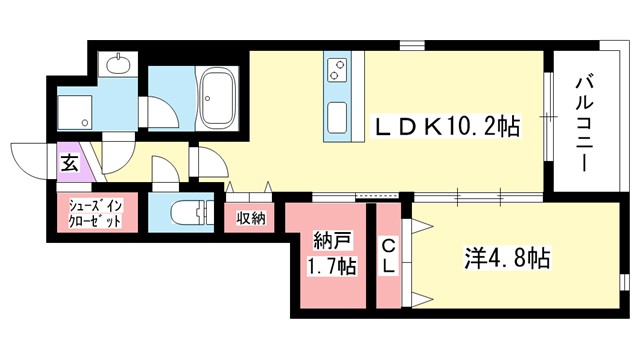 阪急宝塚線 豊中駅 徒歩11分 4階建 新築の間取り写真