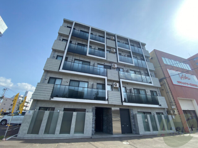 建物外観　札幌市中央区南４条東「ｂｅｒｌｉｎｅｔｔａ４５」