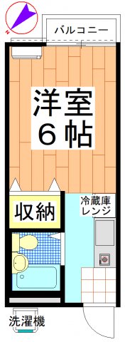 セゾン西千葉の間取り写真