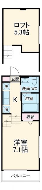 chalet大久保の間取り写真