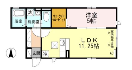 メゾンハネダの間取り写真
