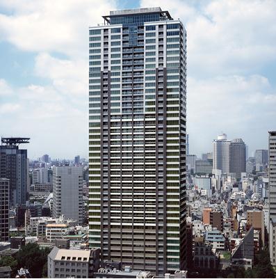 建物外観　洗練されたデザインの高級タワーレジデンス。重厚感と気品を兼ね
