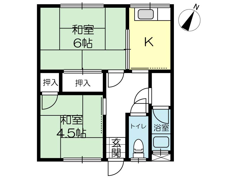 寿荘の間取り