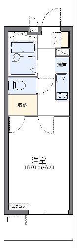 レオパレスしろがねの間取り