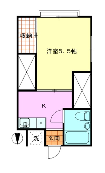 コーポ相原の間取り