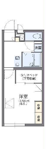 レオパレス観月の間取り