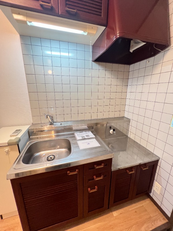 キッチン　ガスコンロ設置可能です