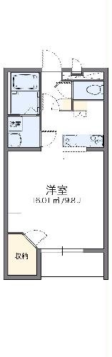 レオパレスｆ　３９の間取り