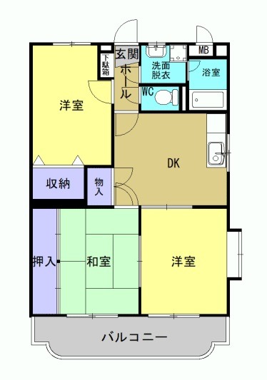 カーサコモドの間取り