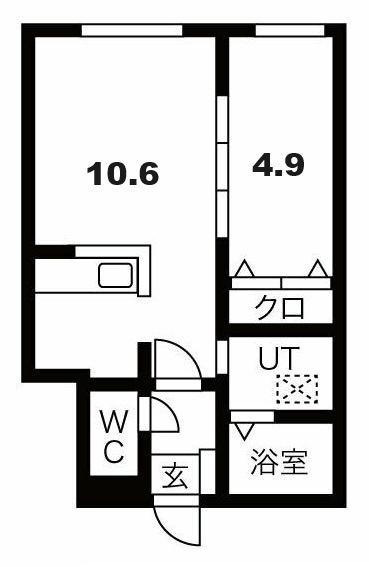 Asterope厚別南の間取り