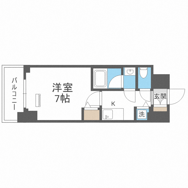 エスライズ堺筋本町の間取り