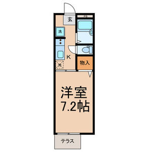 サンライズ唐山の間取り