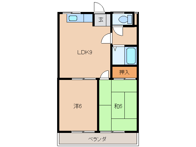 サンシティ金池の間取り