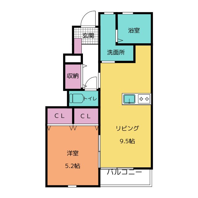 チッタ大野町の間取り