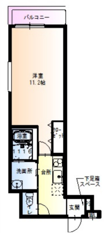 フジパレス西三荘の間取り