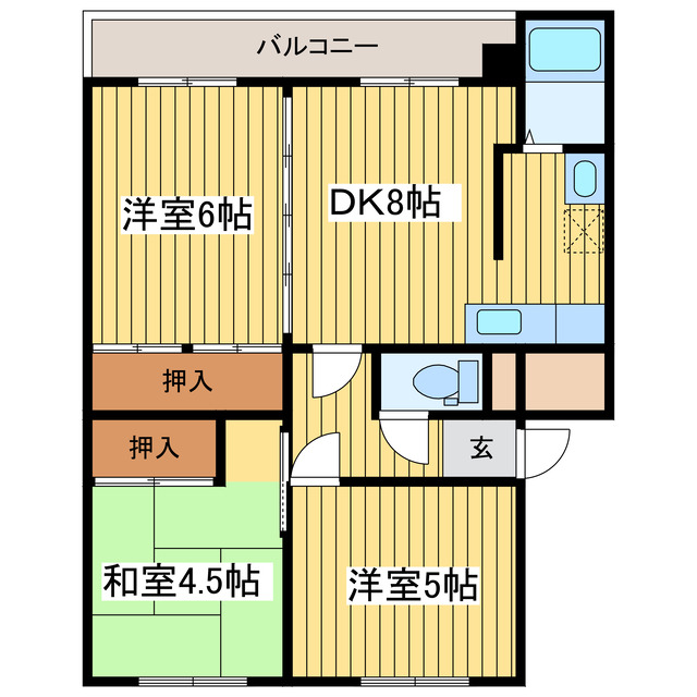 Ｃｕｂｌｅ(キューブル)の間取り