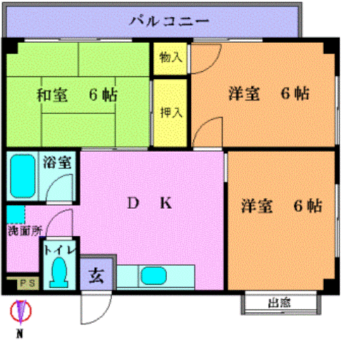 オリエンタルホーム木村の間取り